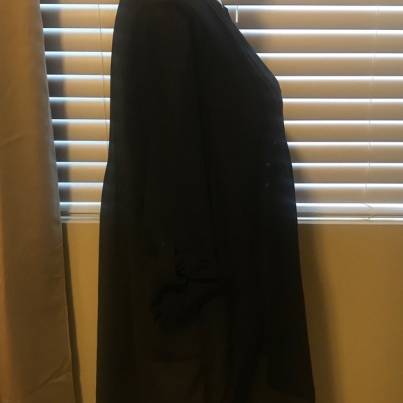 Zenobia Plus size Sheer Blouse - Picture 3 of 5